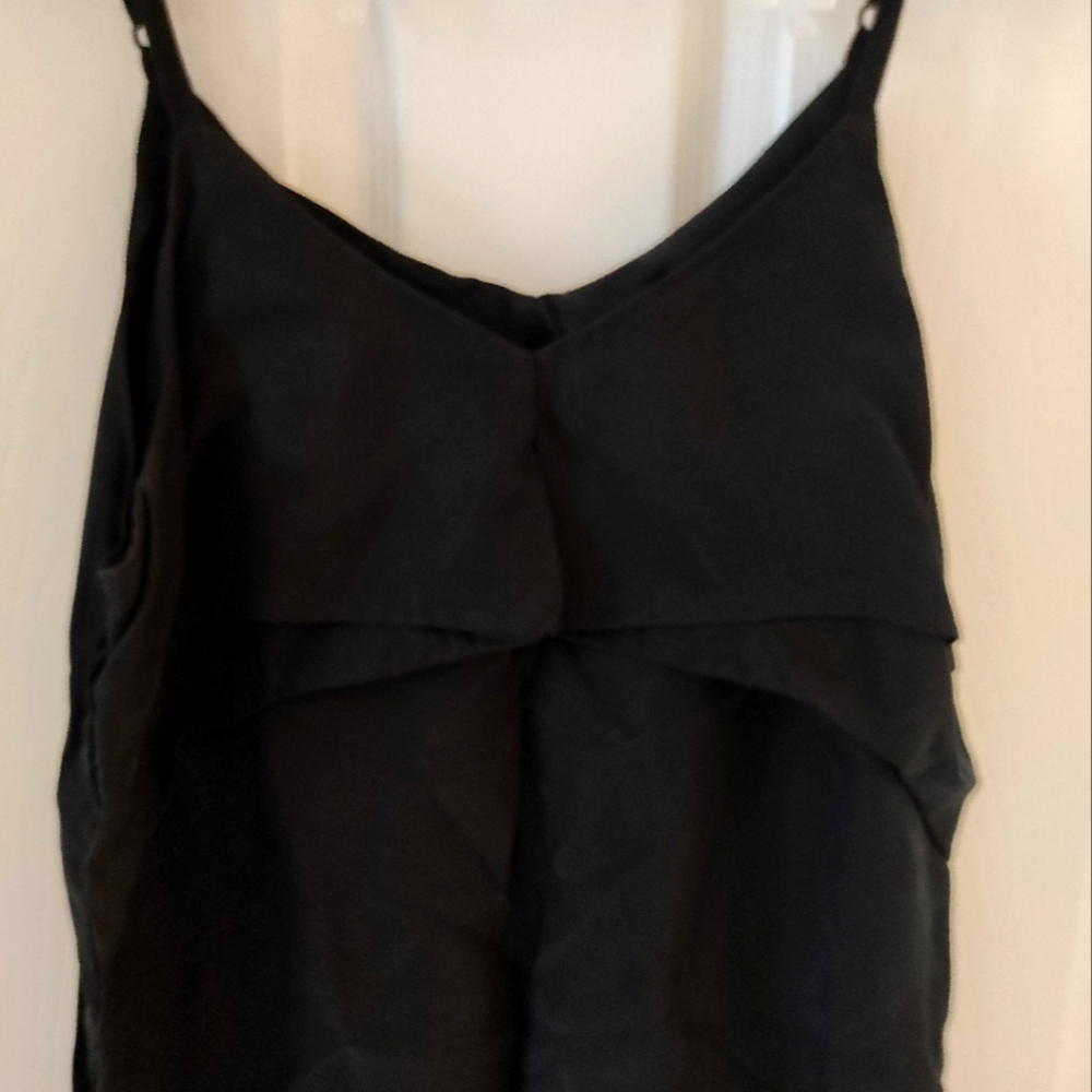 Blue slinky mini dress